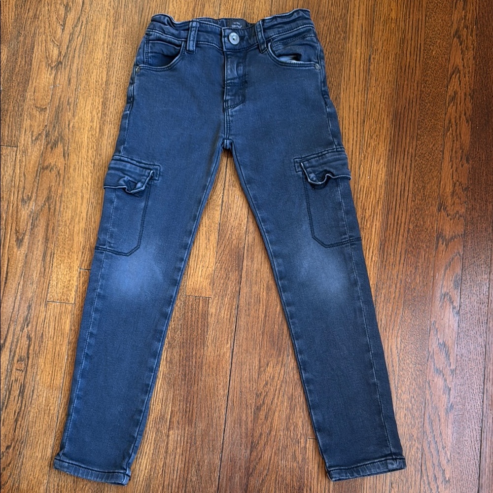 Appaman boys skinny jeans dark navy pant, size 6T